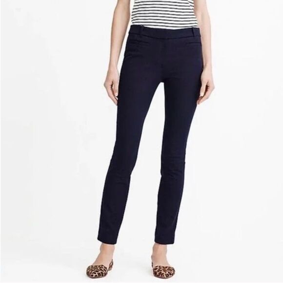J. Crew Factory Lexie Blue Stretch Slim Chino Ankle Pants. Trousers. 0. - Picture 7 of 7